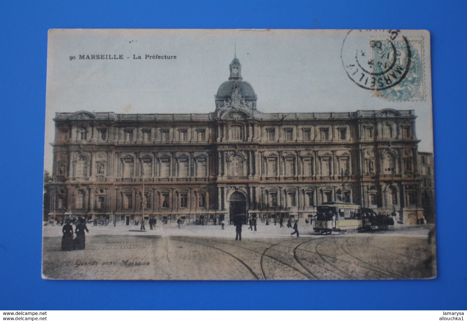 1906 LA PRÉFECTURE Canebière, centre ville MARSEILLE CPA-Carte Postale [13] Bouches-du-Rhône pour Lyon