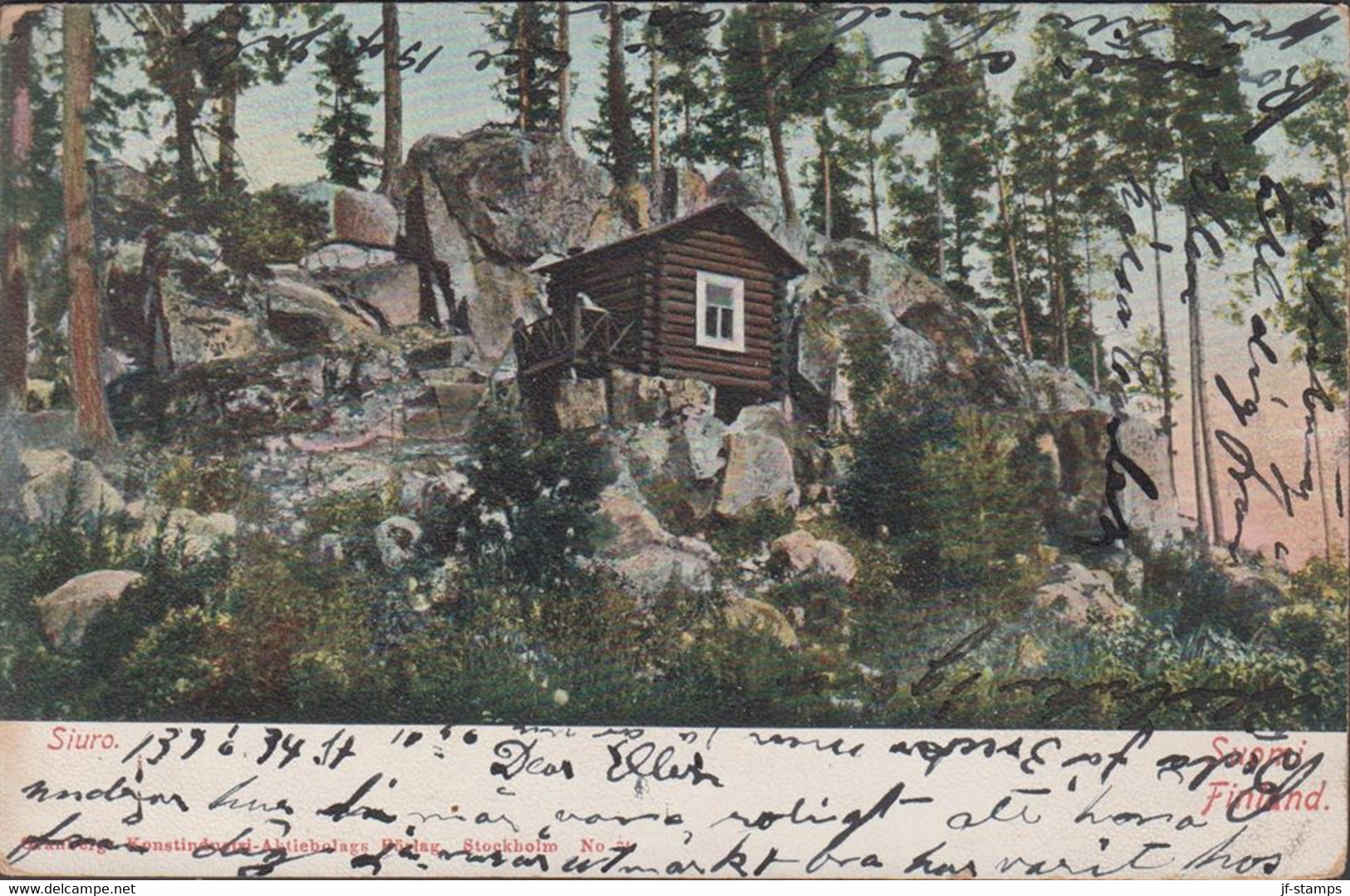 1906. USA. POST CARD. Finland. Siuro. Suomi. Finland cancelled NEW YORK JUN 10 1906. Franking... (Michel 138) - JF431491