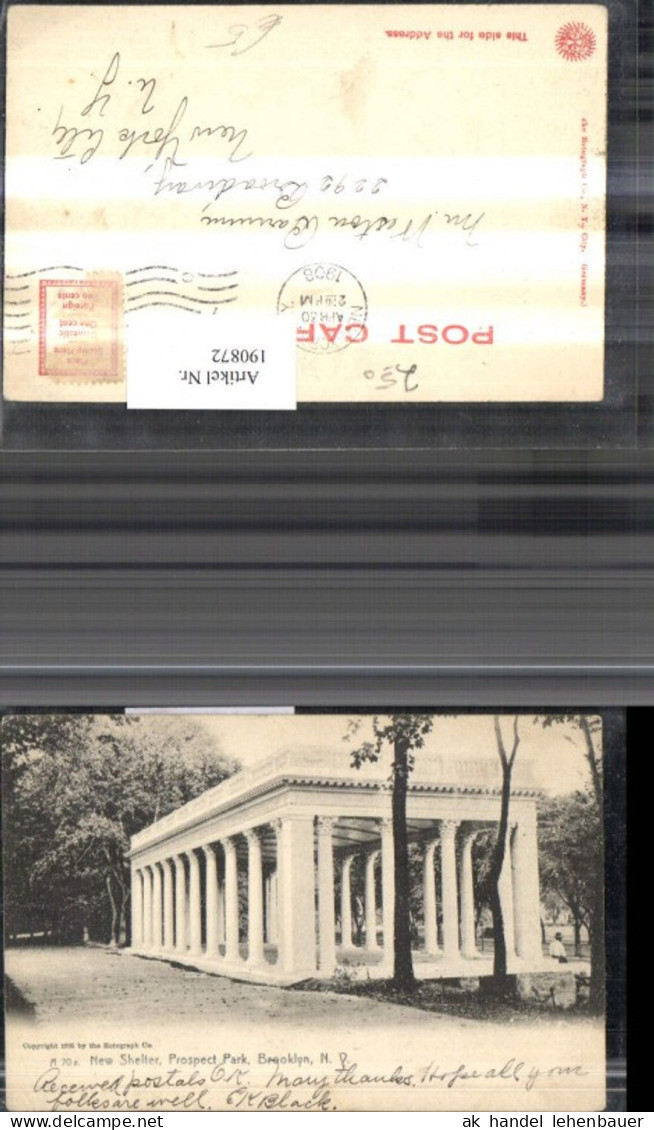 190872,New York Brooklyn Prospect Park New Shelter