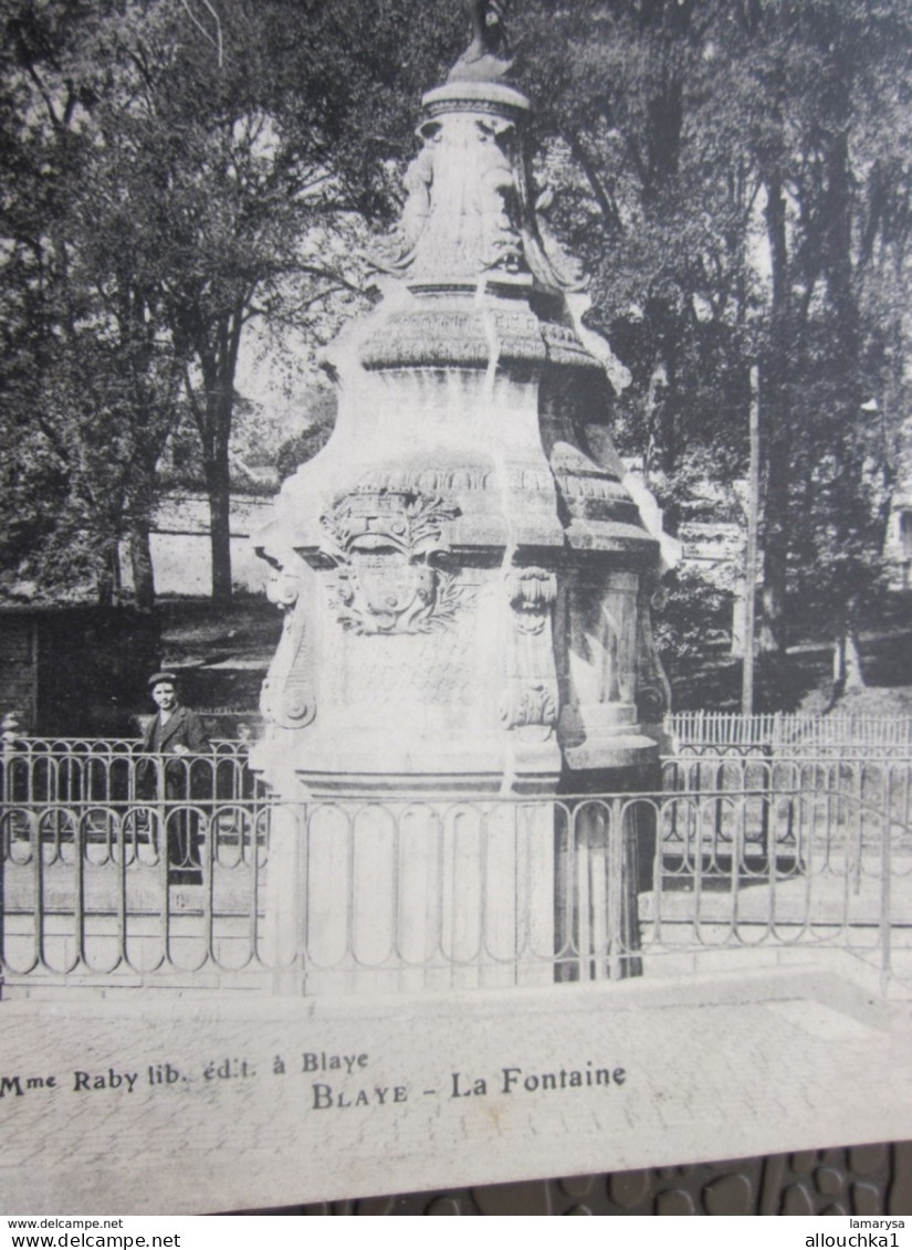 1909 CPA Blaye La Fontaine pour Labréde 33 Carte Postale  France 33 Gironde