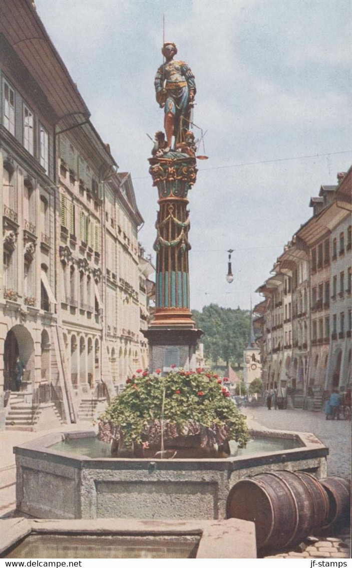 1910. Schweiz. Bern: Gerechtigkeitsbrunnen. Offizielle Postkarten des Verkehrsvereins Bern.  - JF436764