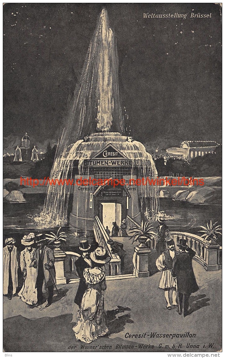 1911 Ceresit Wasserpavillon Brussel