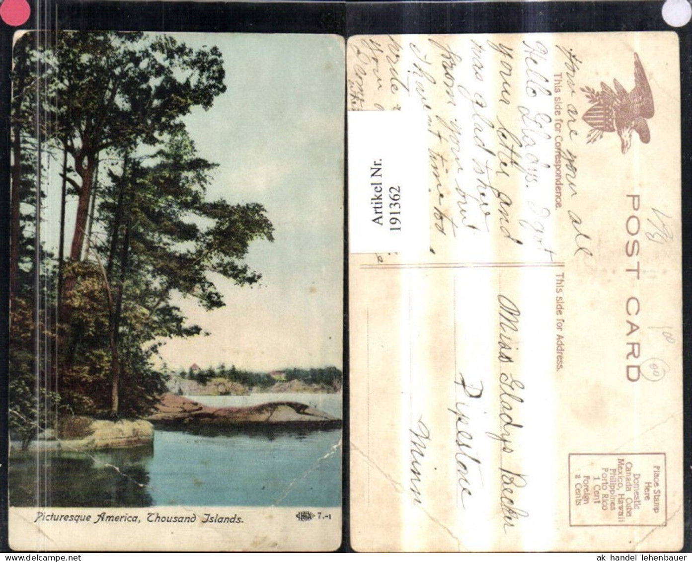 191362,Ontario Thousand Islands Picturesque America