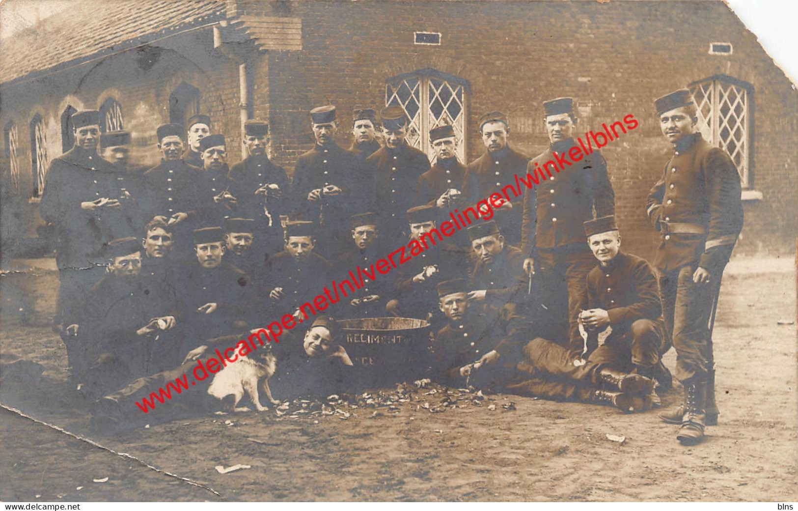 1914 groepsfoto - Leopoldsburg (Kamp van Beverloo)