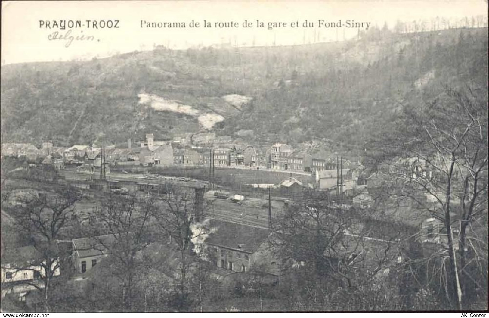1914 - Prayon-Trooz, Bahnhof und Umgebung,Jules Magnee - 20041984