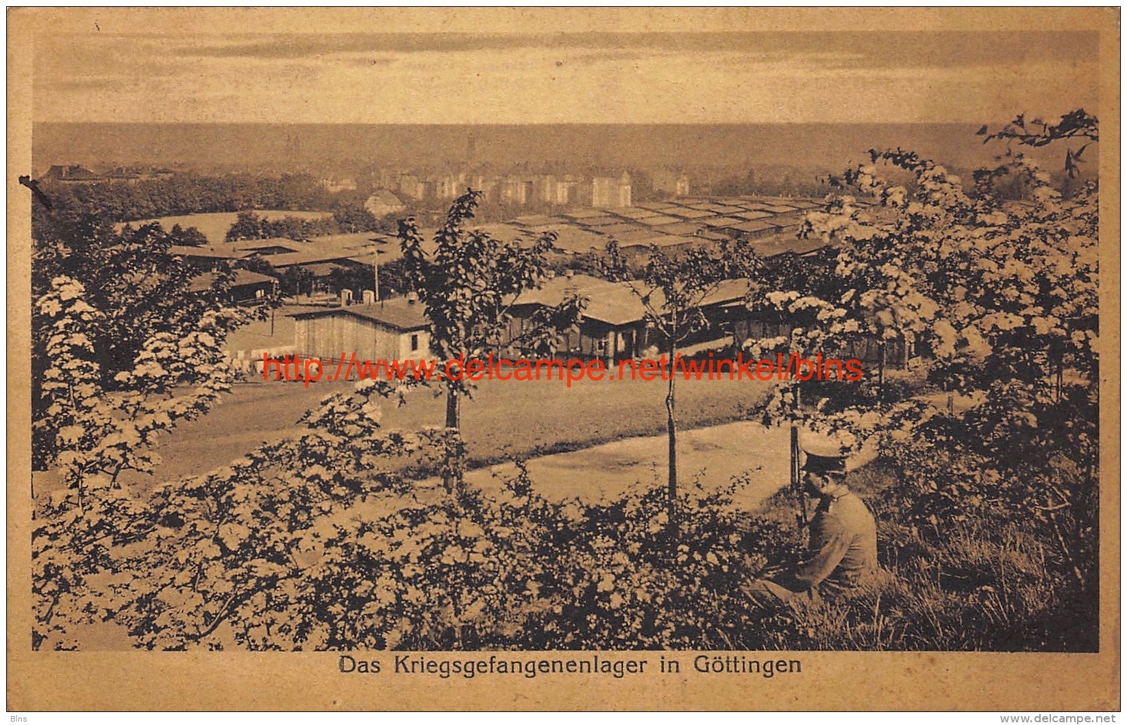 1916 Das Kriegsgefangenenlager in Göttingen