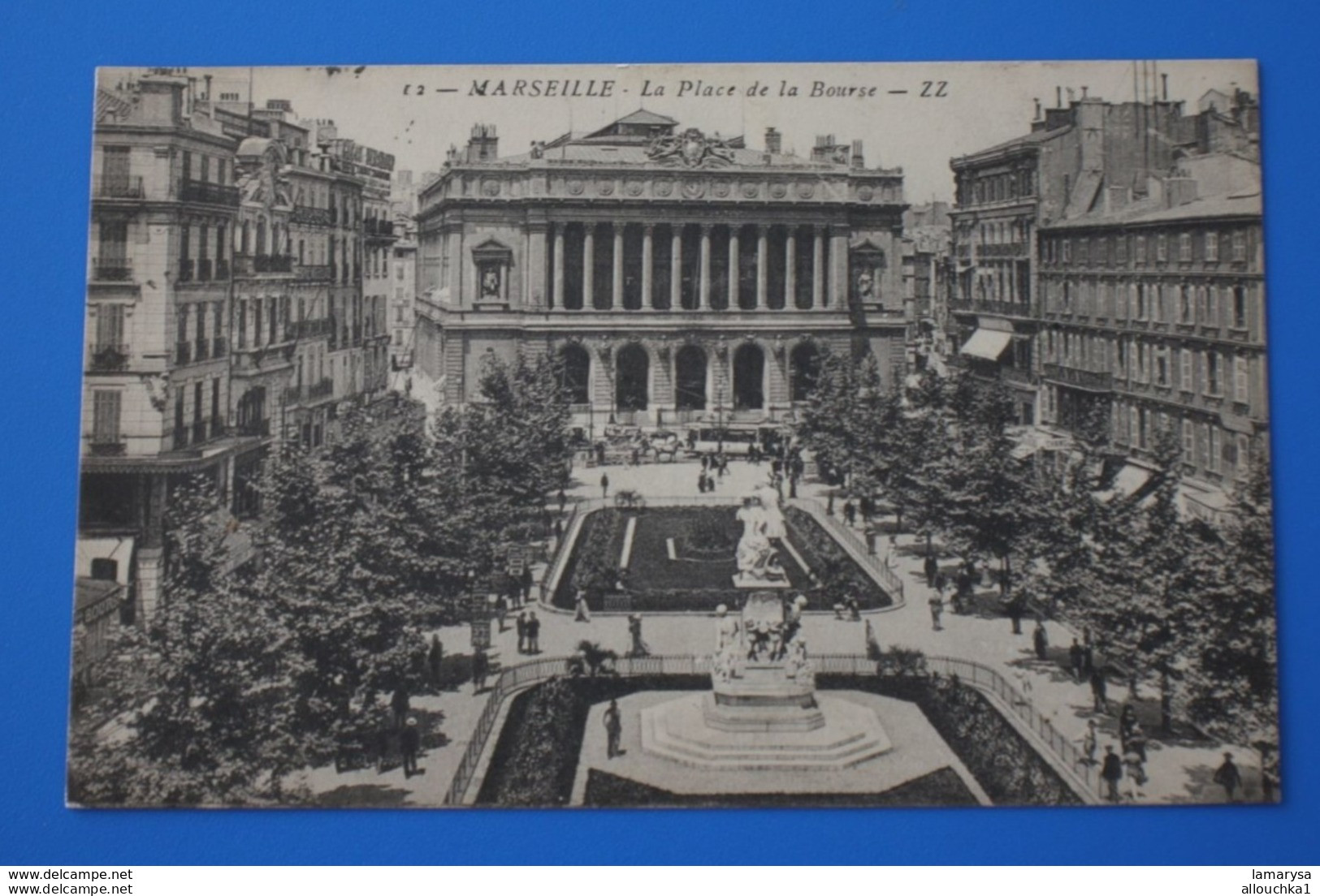 1916 LA PLACE DE LA BOURSE Canebière, centre ville MARSEILLE CPA-Carte Postale [13] Bouches-du-Rhône-pour Paris