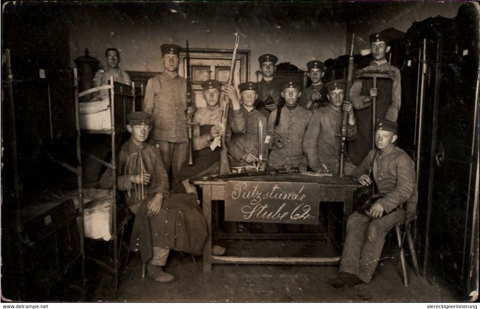 ! 1917, alte Fotokarte aus Neumünster, Kaserne, Rekrutendepot, Inf. Regiment 163, Militaria, Schleswig-Holstein