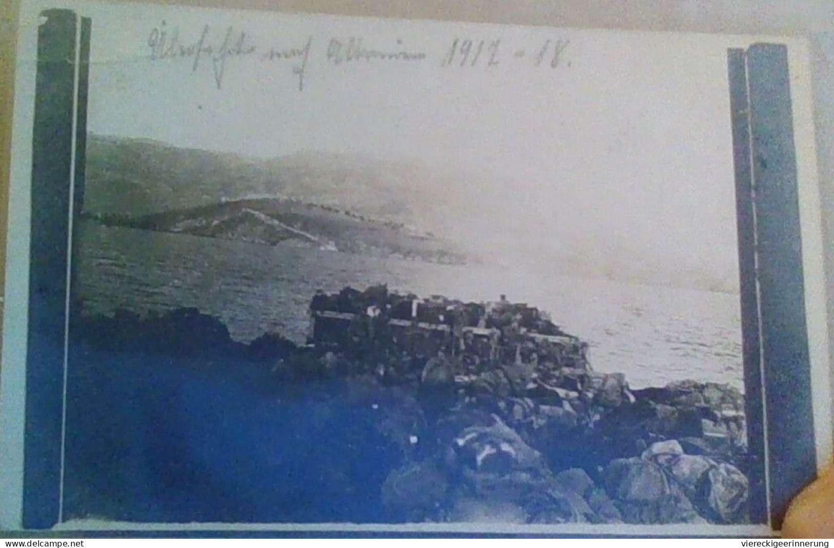 !  1918 Foto Ansichtskarte, photo, Überfahrt nach Albanien, Albania, 1. Weltkrieg