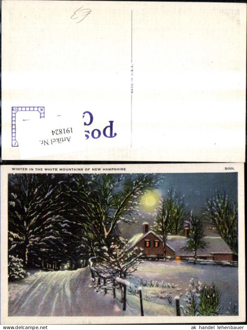 191824,New Hampshire Winter in the White Mountains