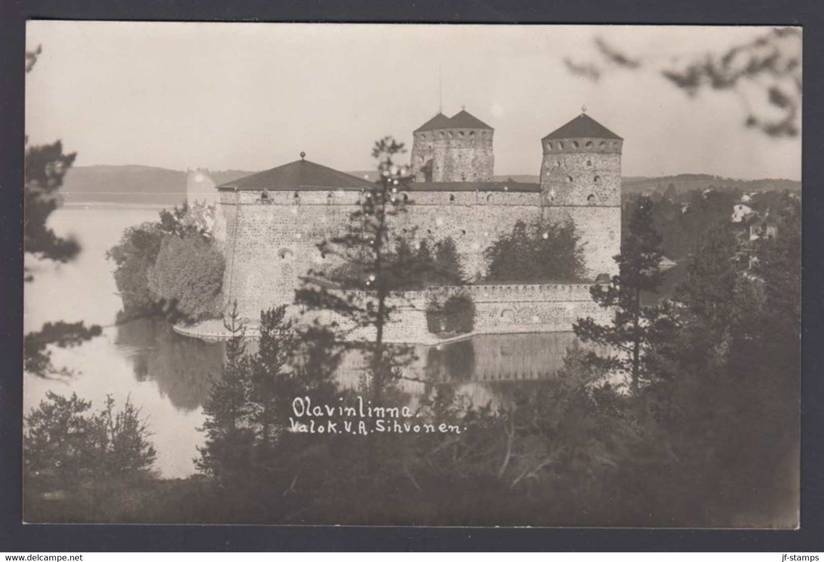 1920. FINLAND. Olavinlinna. Original photo. - JF368419
