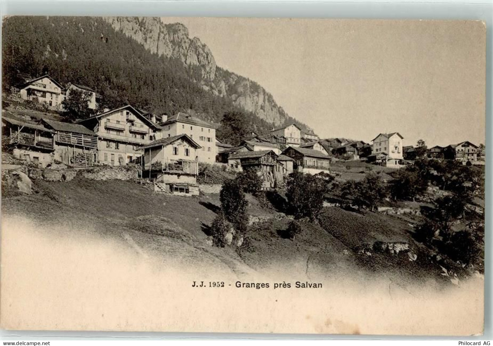 1922 Les Granges Salvan - Dent de Morcles - 10610818