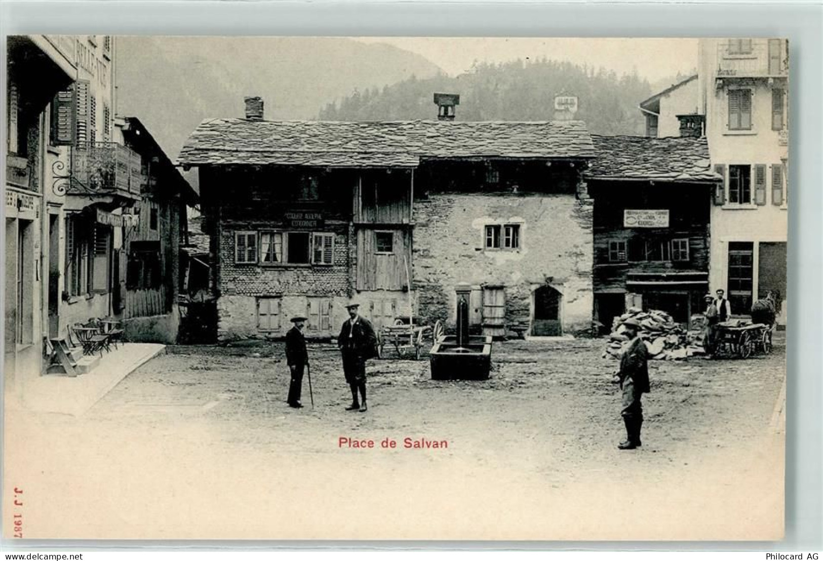 1922 Salvan - Place de Salvan - 10611930