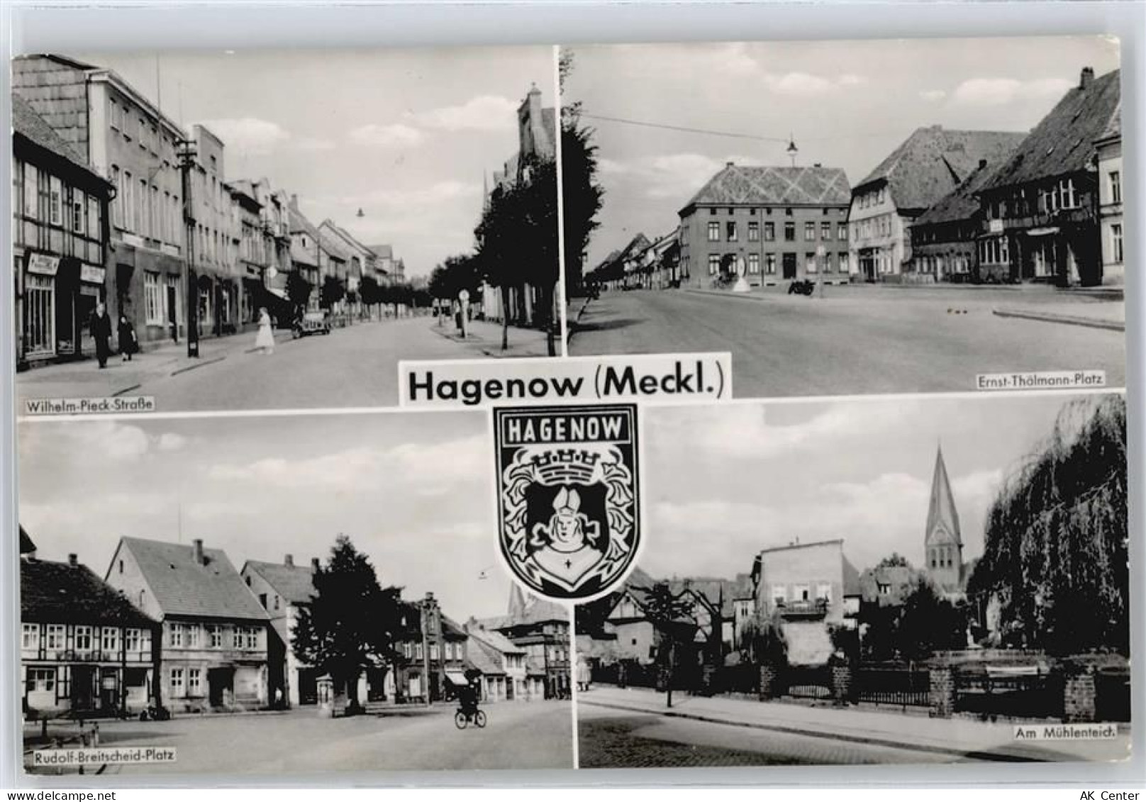 19230 O2820 Hagenow - Wilhelm-Pieck-Straße, Ernst-Thälmann-Platz, Rudolf... - 50513878