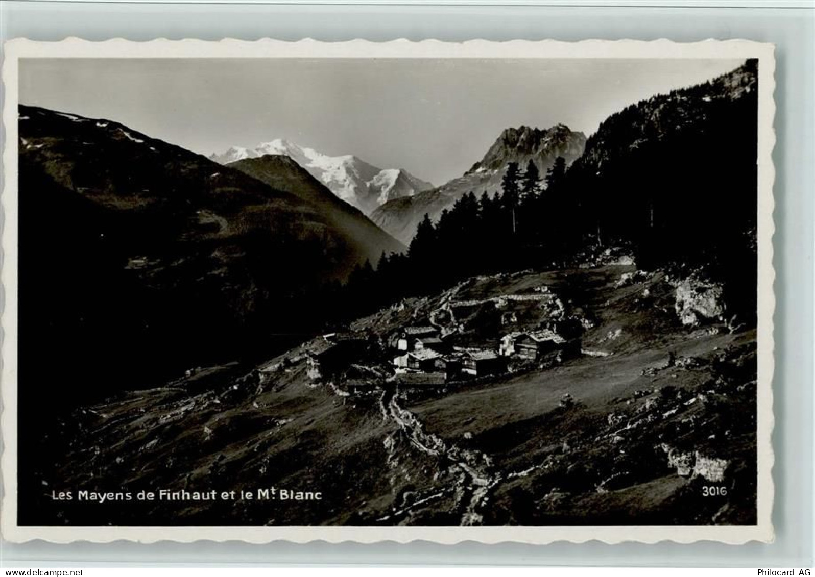 1925 Finhaut - Les Mayens de Finhaut et le Mt. Blanc - 11064292