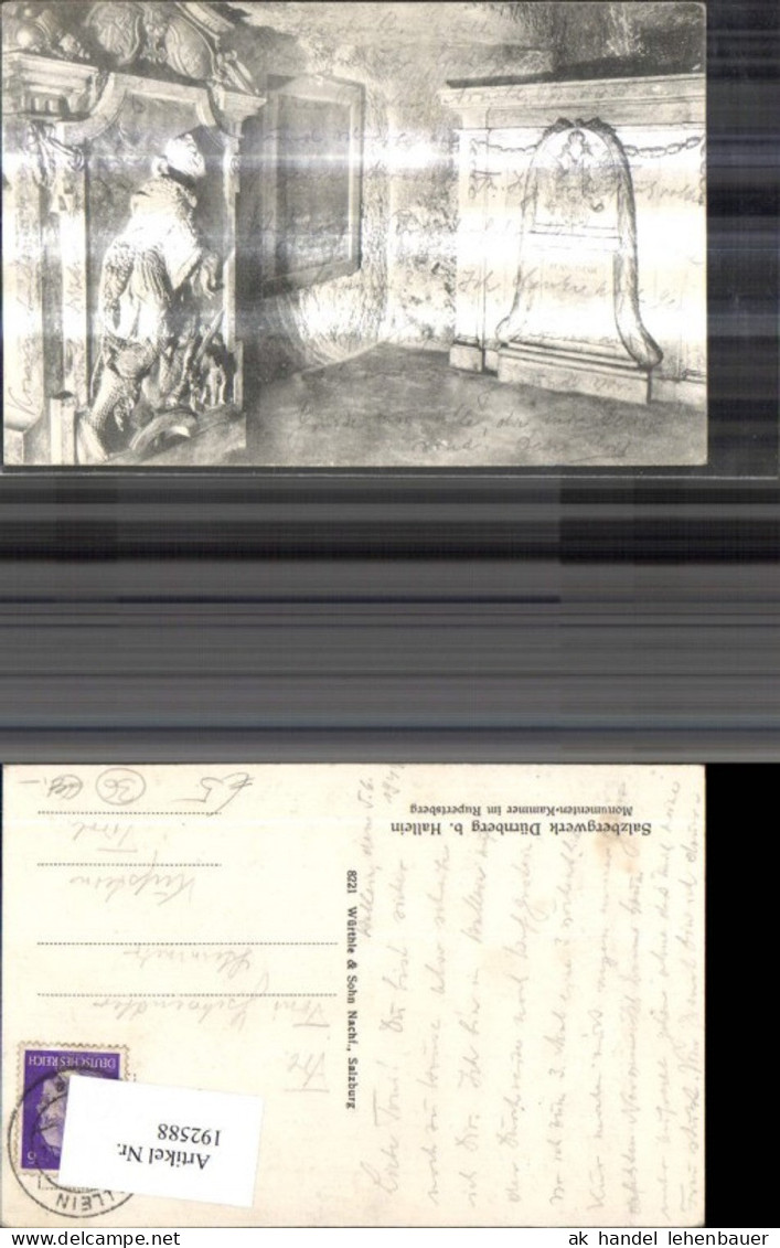 192588,Salzbergwerk Dürrnberg b. Hallein Monumenten Kammer i. Rupertsberg