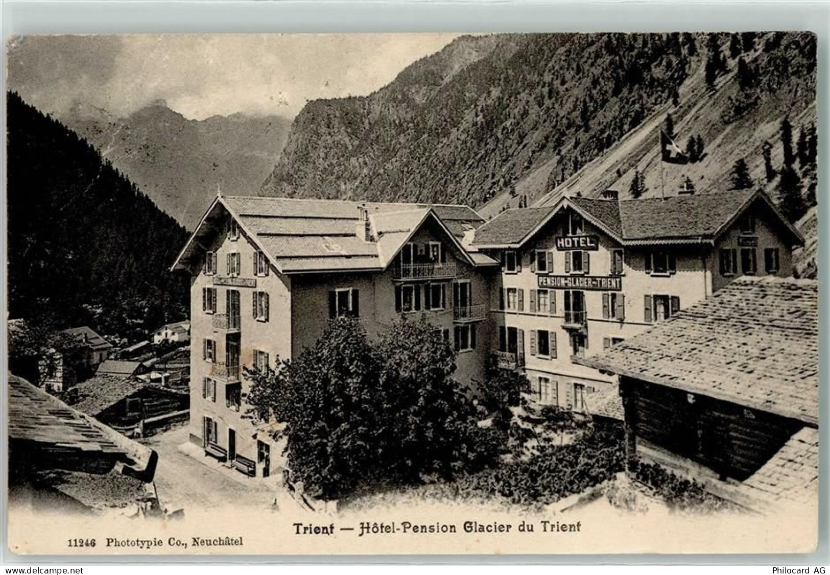 1929 Trient 1909 - Hotel Pension Glacier du Trient - 13901192