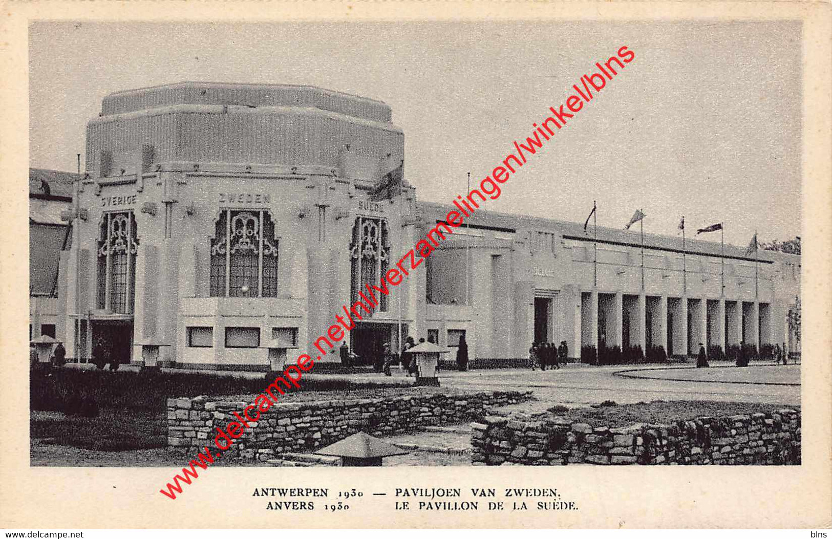 1930 - Paviljoen van Zweden - le Pavillon de la Suède Sverige - Antwerpen