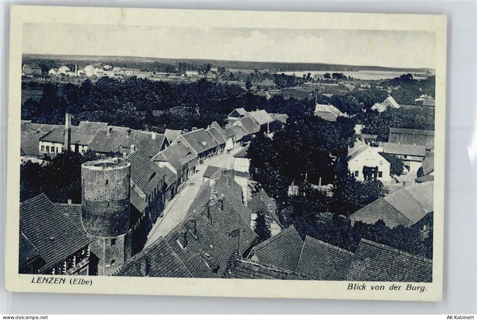19309 O2805 Lenzen (Elbe) - Ortsansicht, Blick von der Burg - 50997649