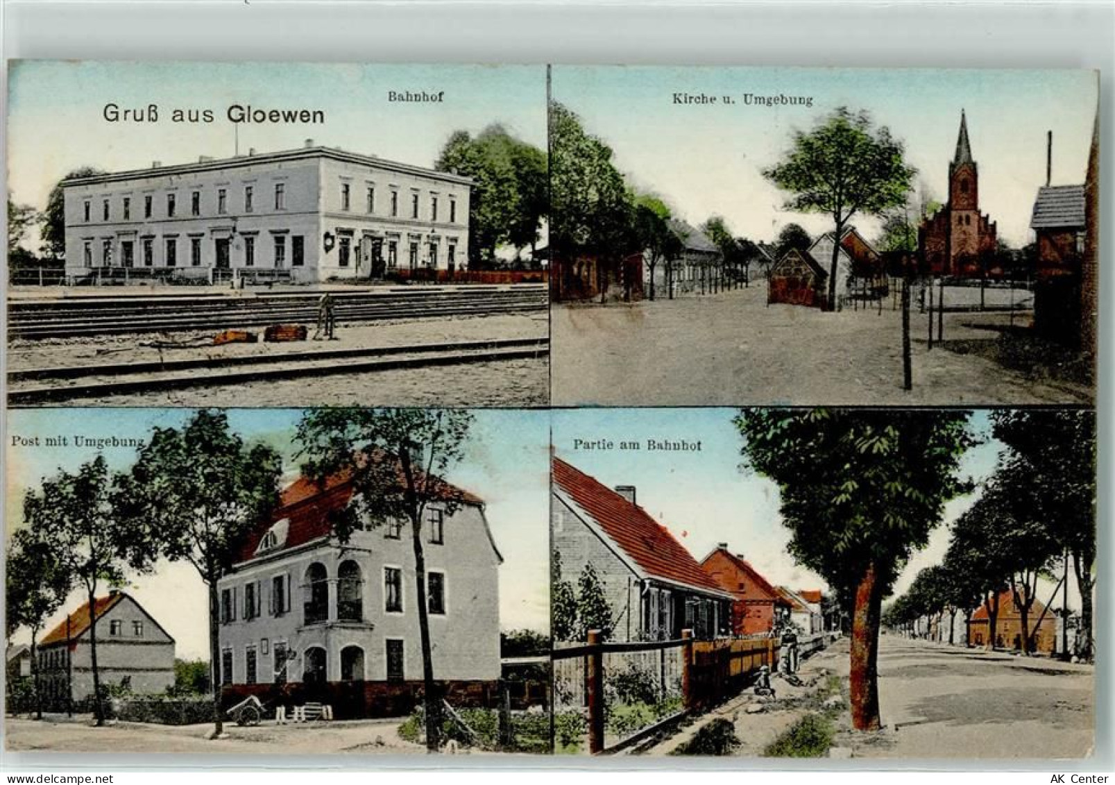 19339 O2903 Glöwen - Bahnhof Kirche Post - 13606209