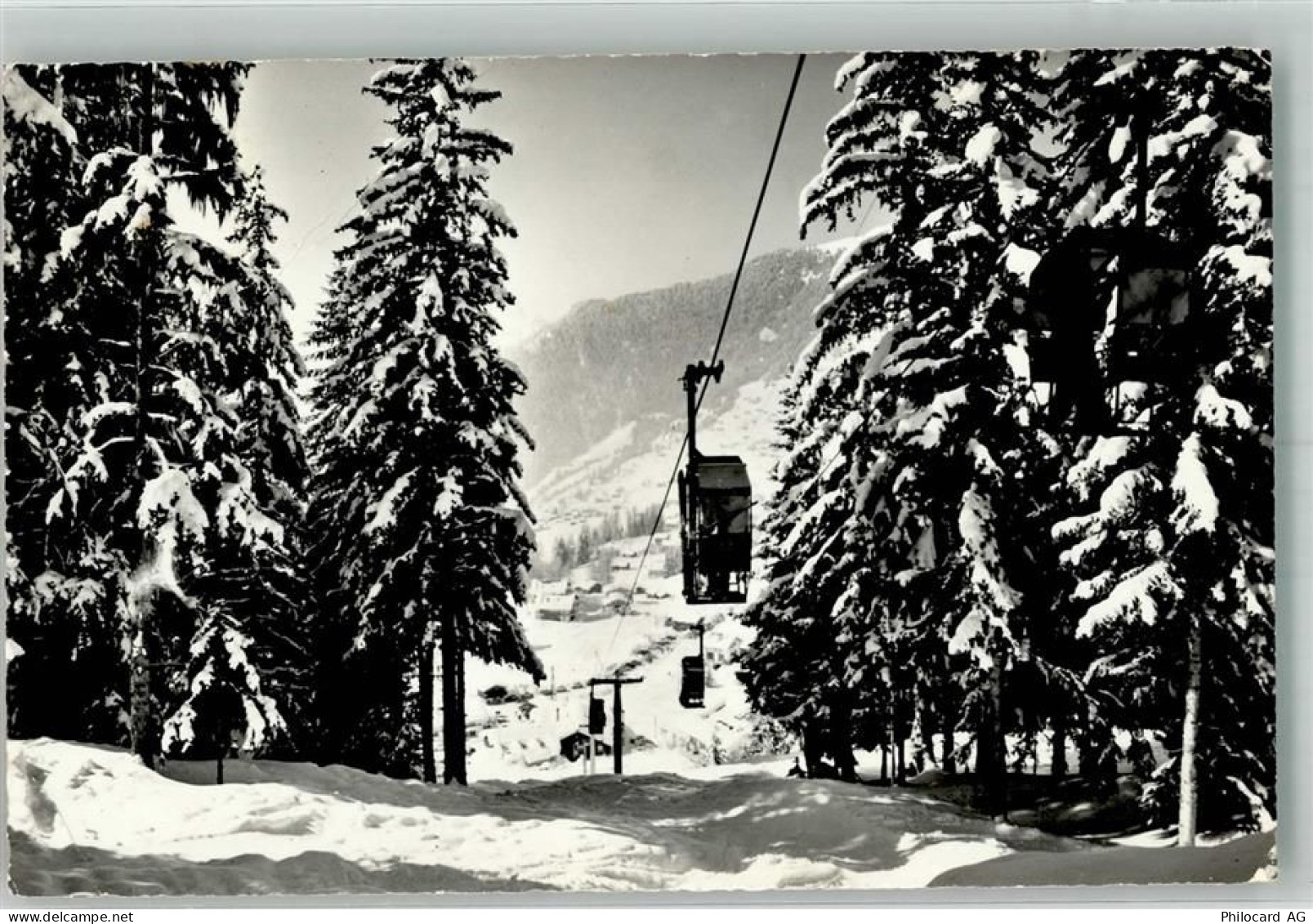 1936 Verbier 1964 Gebrauchsspuren Seilbahn Winter - 38190203