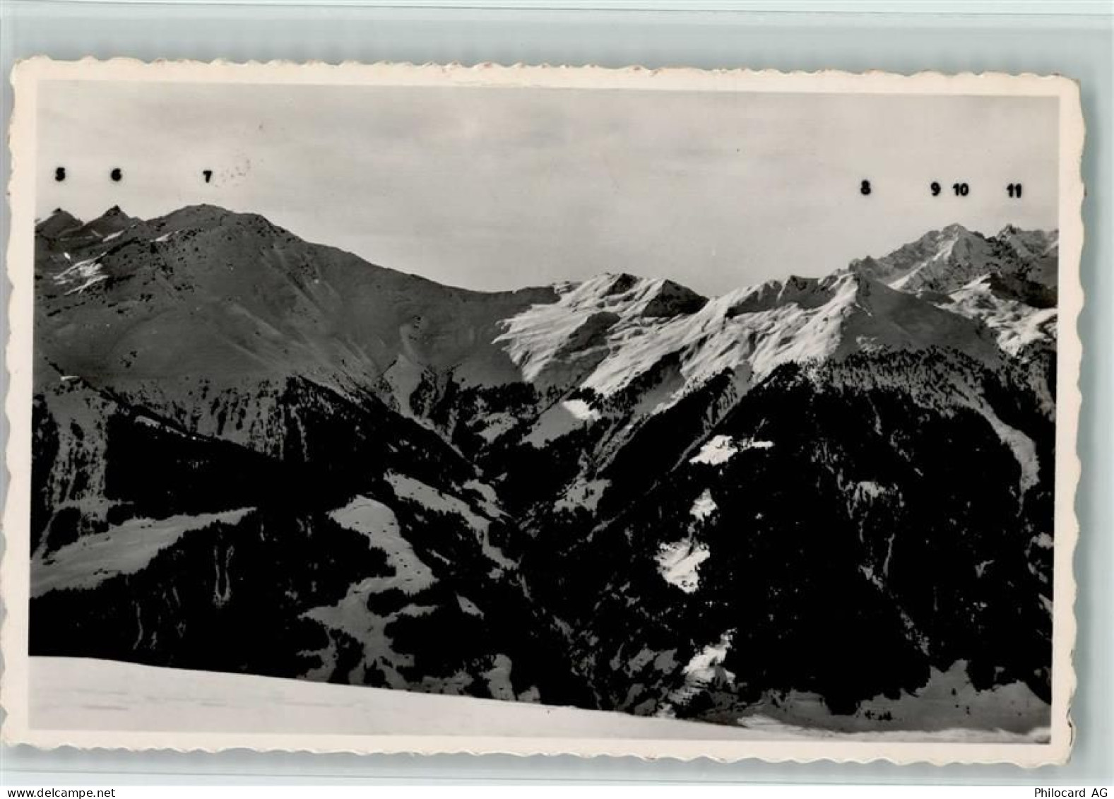 1936 Verbier - Panorama de la Ruinette sur Verbier - 10157378