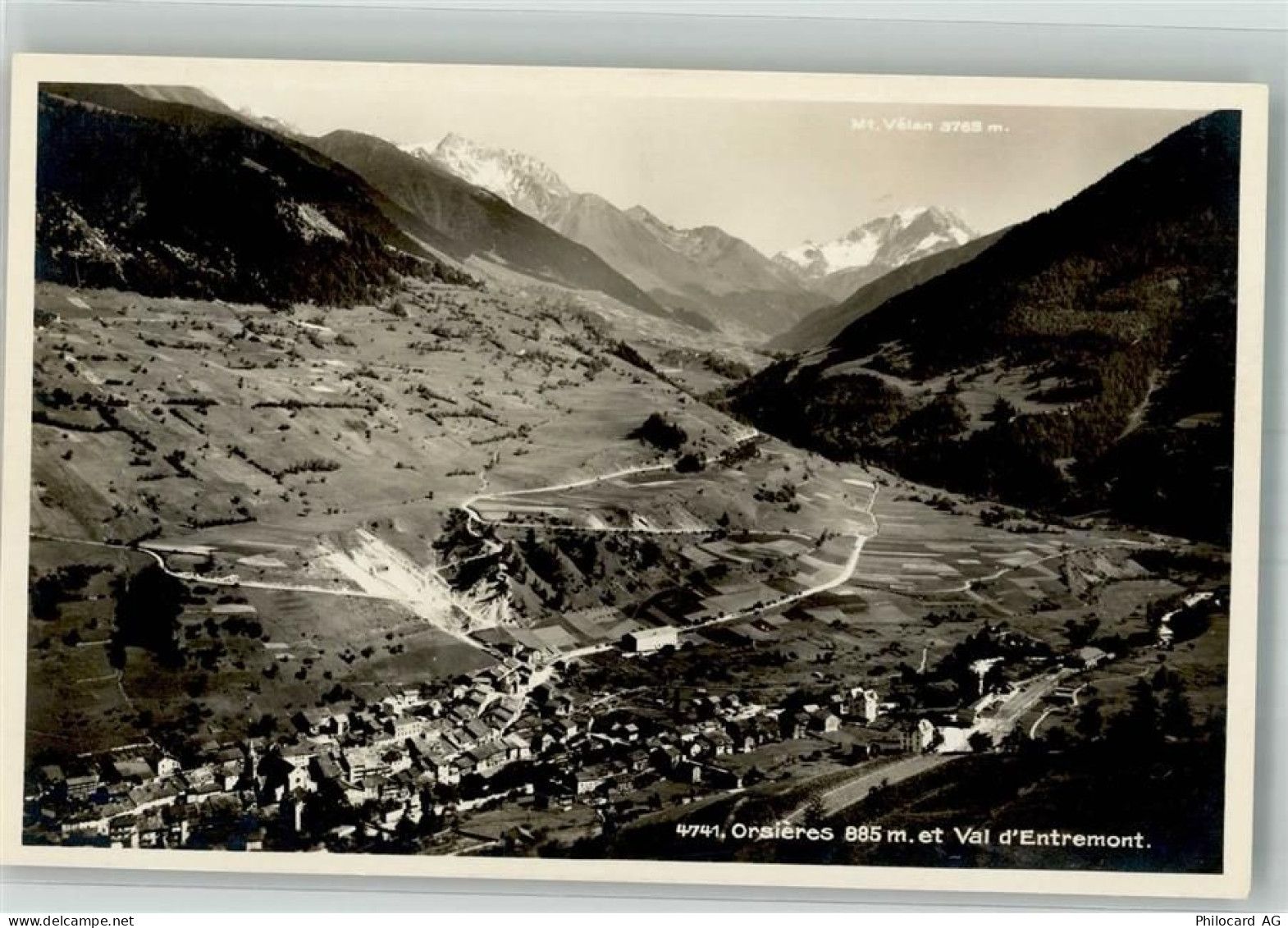 1937 Orsières Foto AK - 38186174