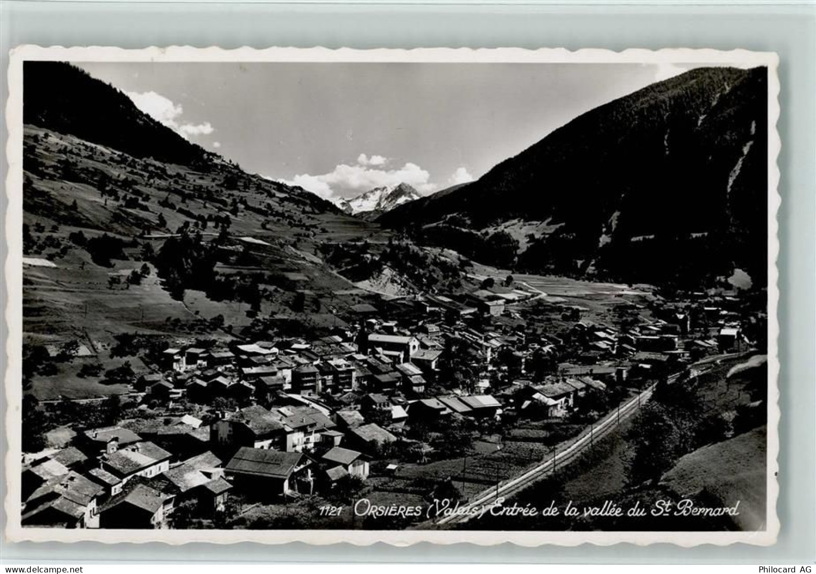 1937 Orsières - Valais Entree de la vallee du St. Bernard - 11088880