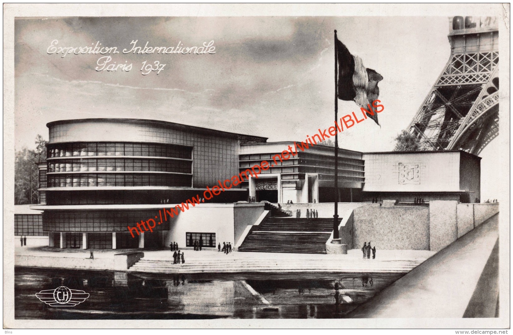 1937 Paris -Pavillon de la Belgique - Exposition Internationale