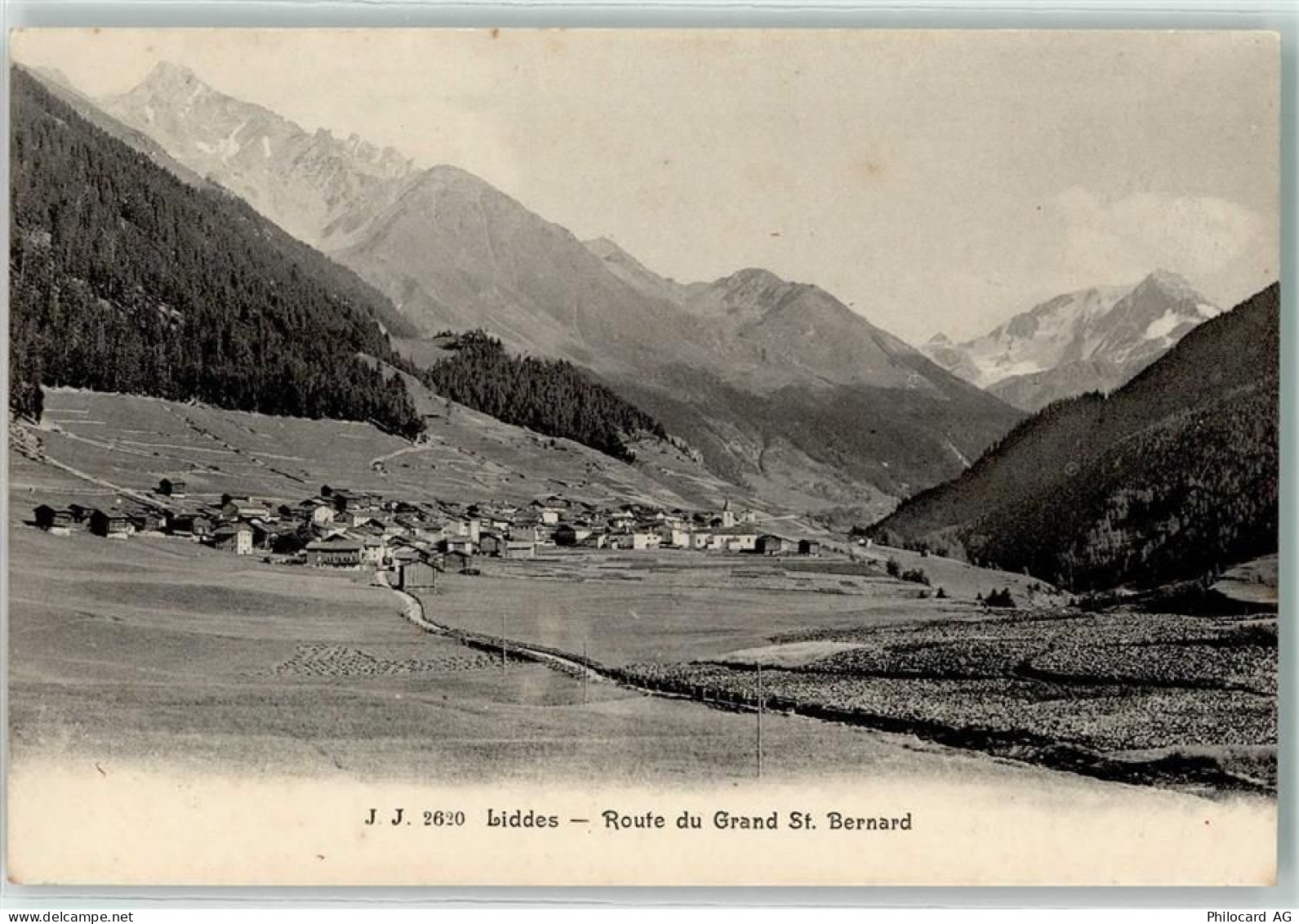 1945 Liddes - Straße zum Grand St. Bernard - 10593447