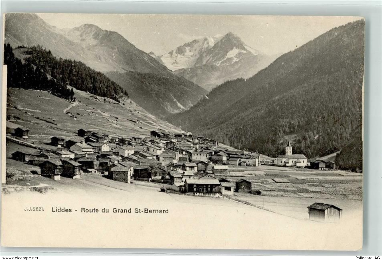 1945 Liddes - Straße zum Grand St. Bernard - 10593448
