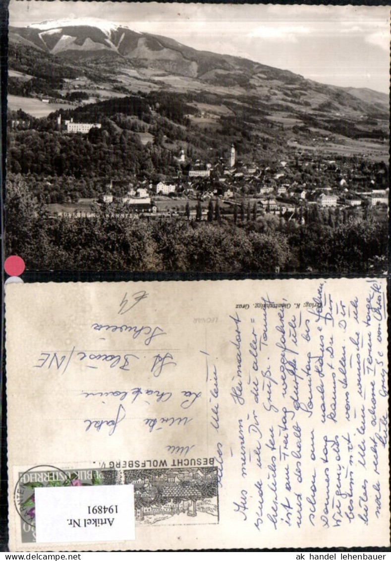 194891,Wolfsberg Totale Foto Ak