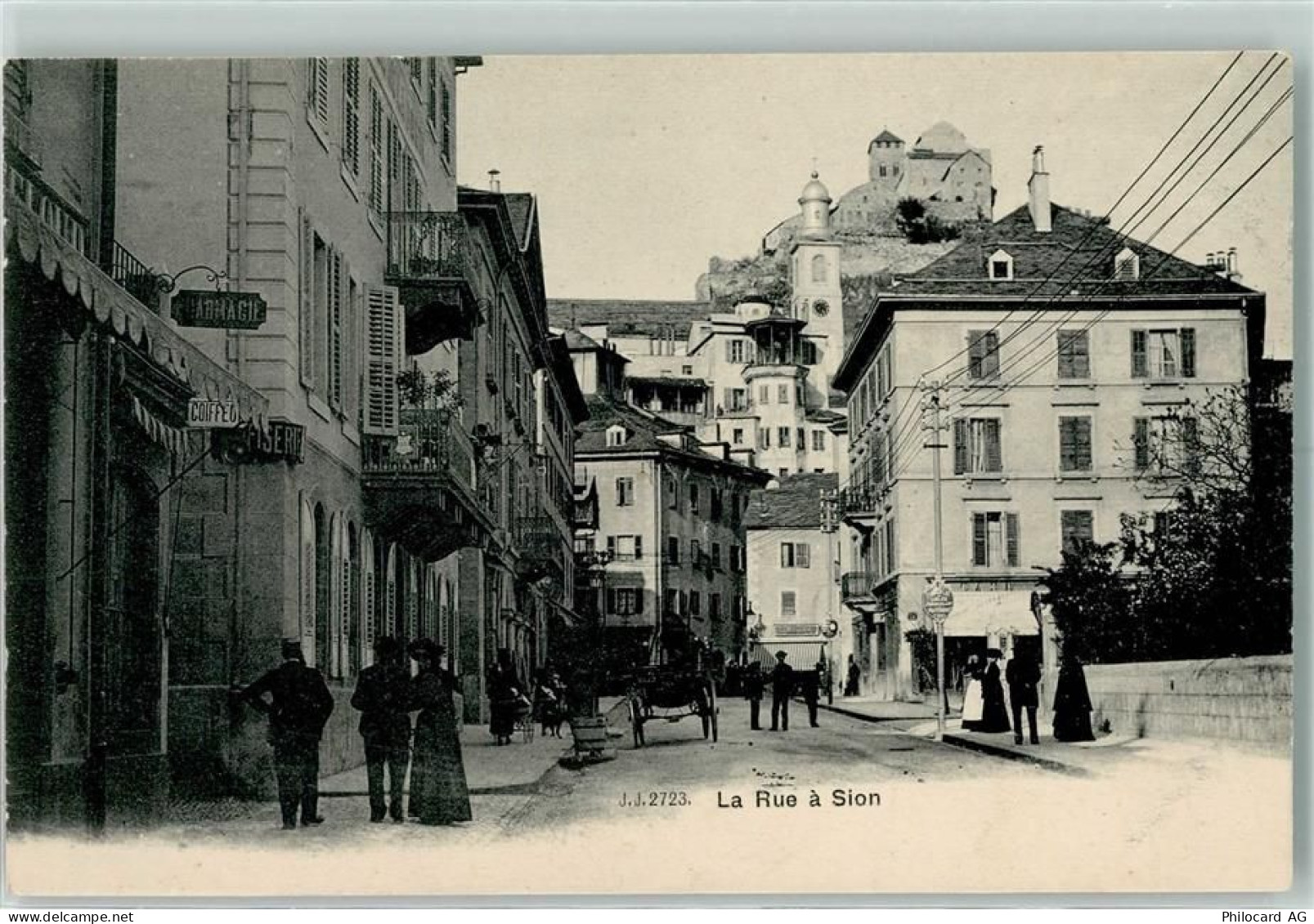 1950 Sion Sitten - La Rue à Sion - 13123150