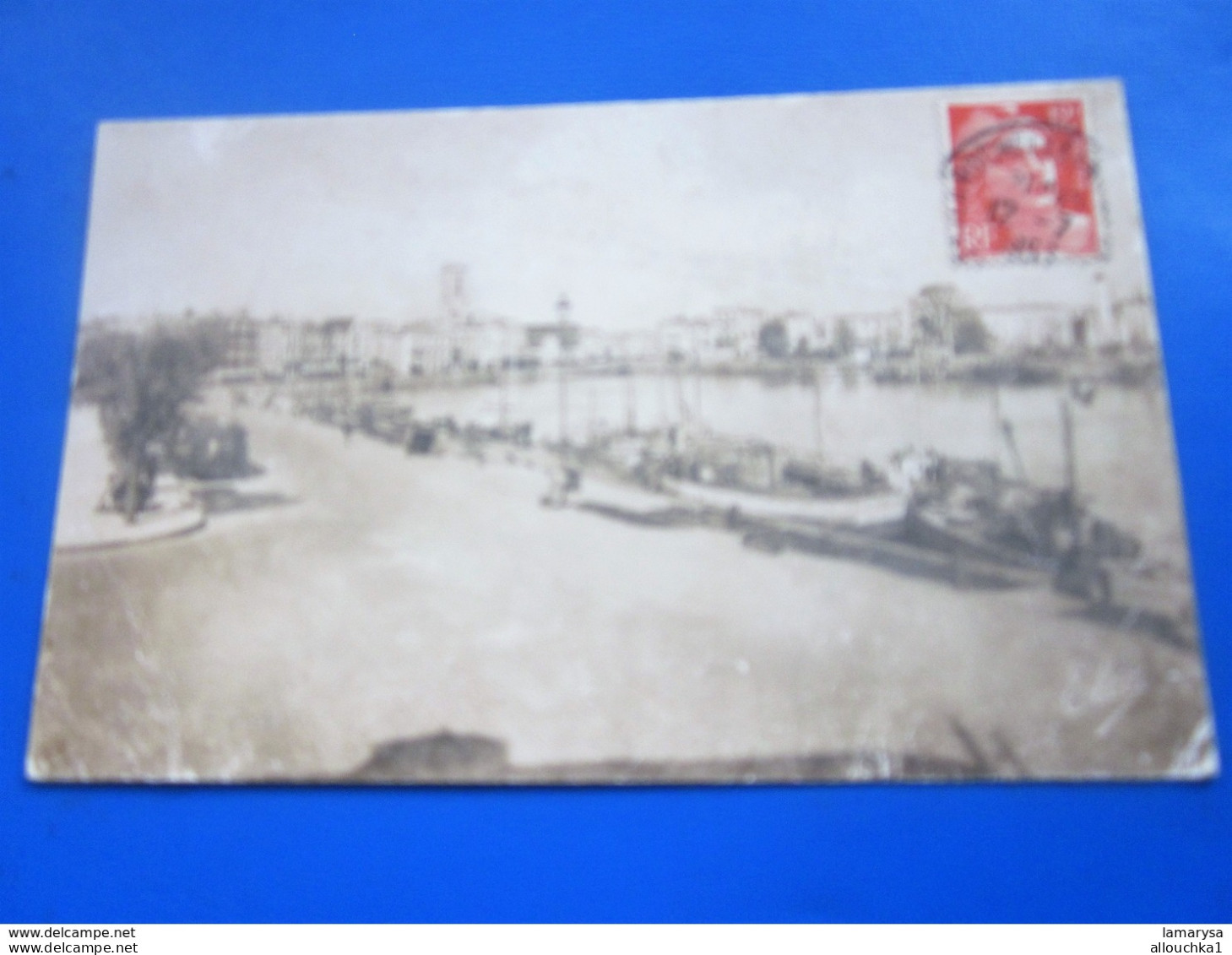 1953 La Rochelle [17] Charente Maritime -CPA-Carte postale départs de la tour de la chaîne-pour Loches -vendue en l'état