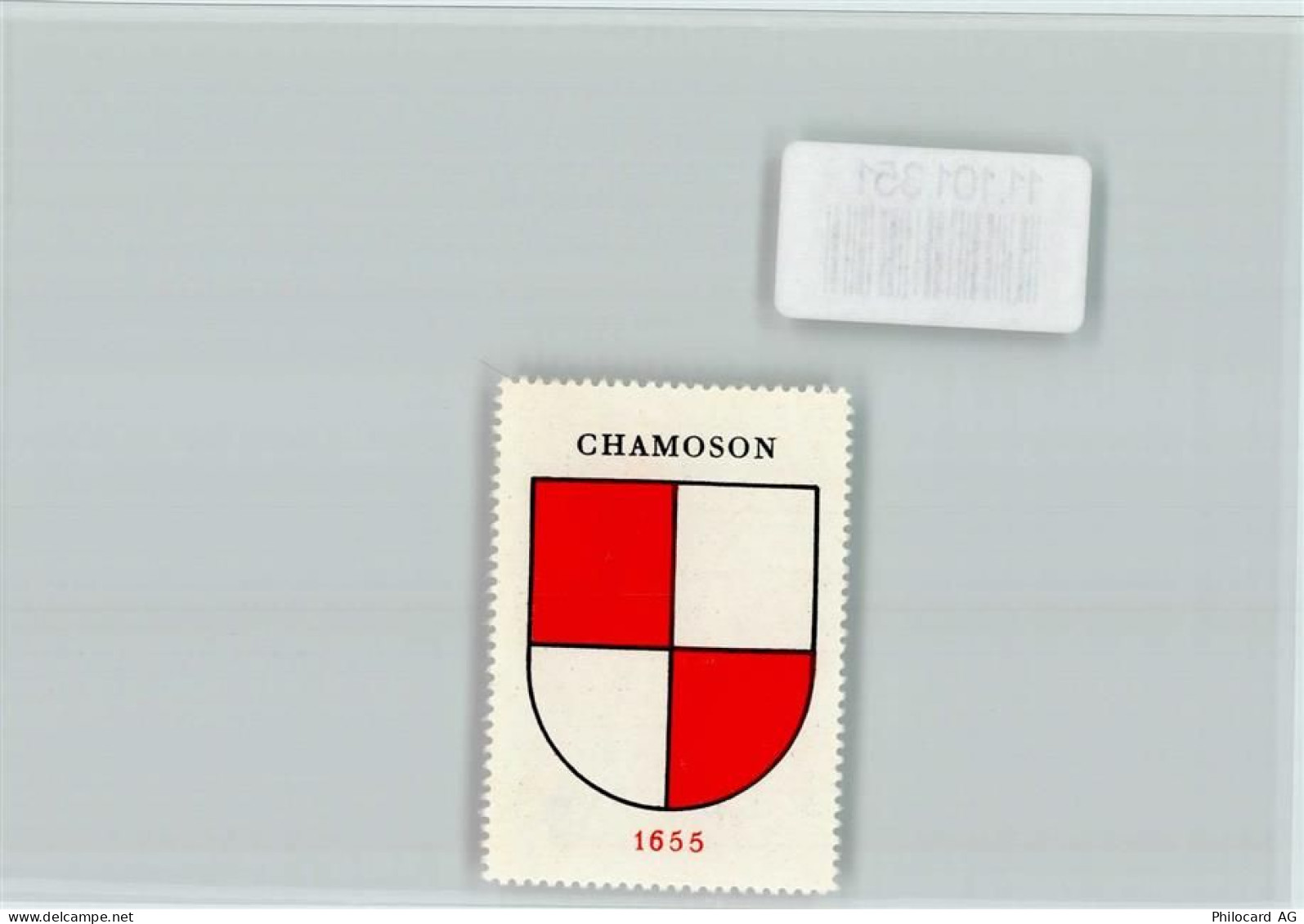 1955 Chamoson - Vignette Wappen Kaffee Hag ca 1920-1940 Chamoson - 11101351