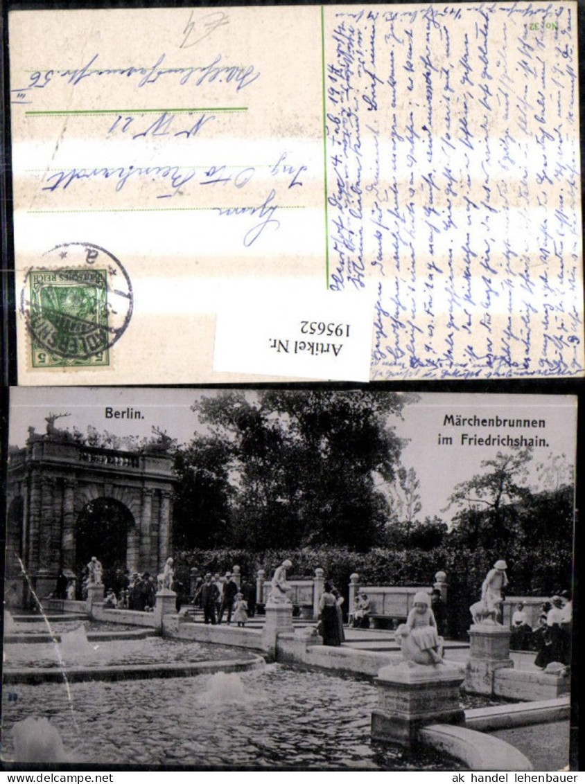 195652,Berlin Märchenbrunnen Brunnen im Friedrichshain