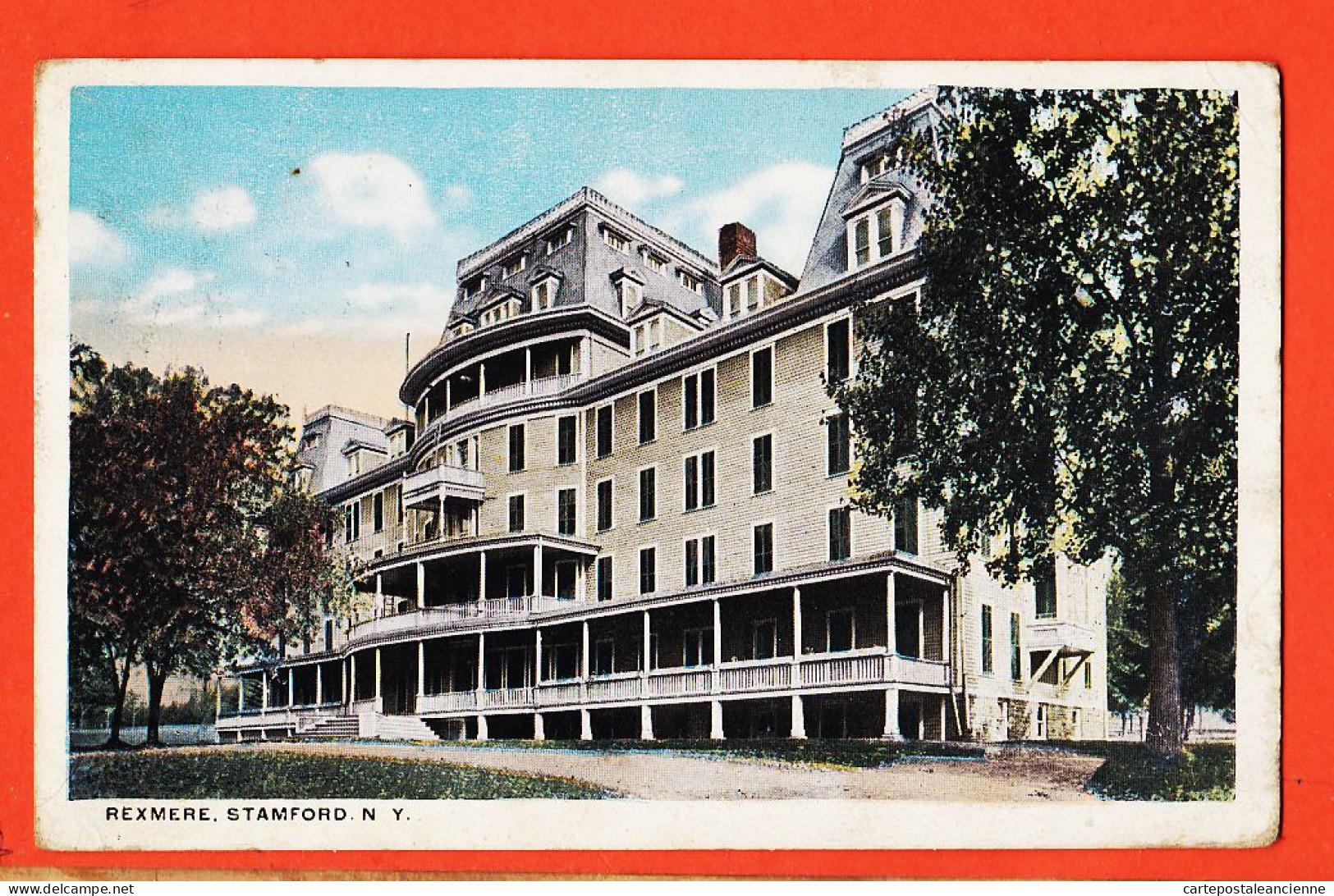 19570  STAMFORD New-York Catskills ◉ REXMERE Hotel ◉ 1919 à CONTOUR GARNIER St-Remy Montbard (•◡•) TICHENOR Middletown