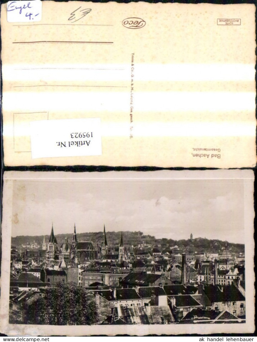 195923,Aachen Bad Aachen Gesamtansicht