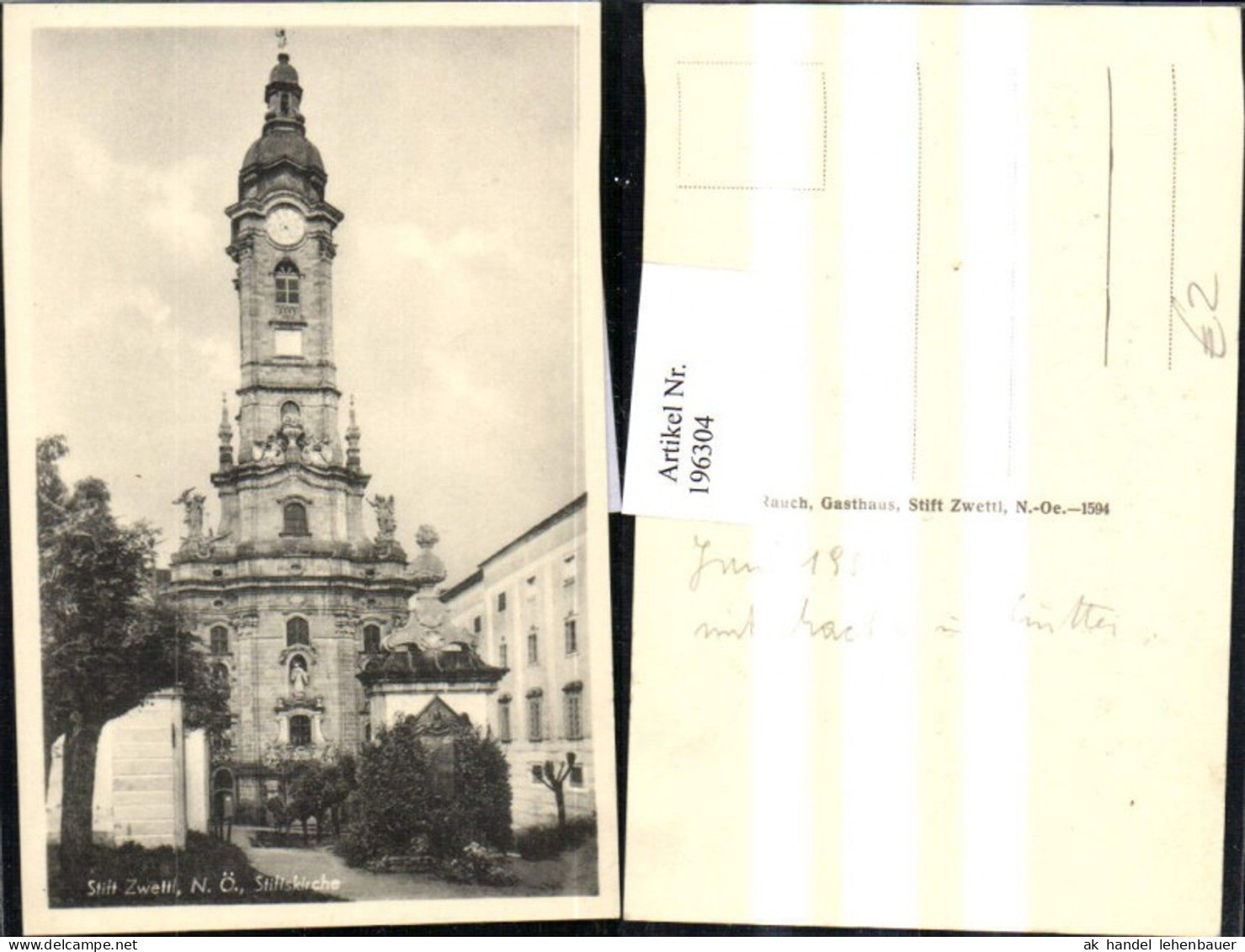 196304,Stift Zwettl Stiftskirche