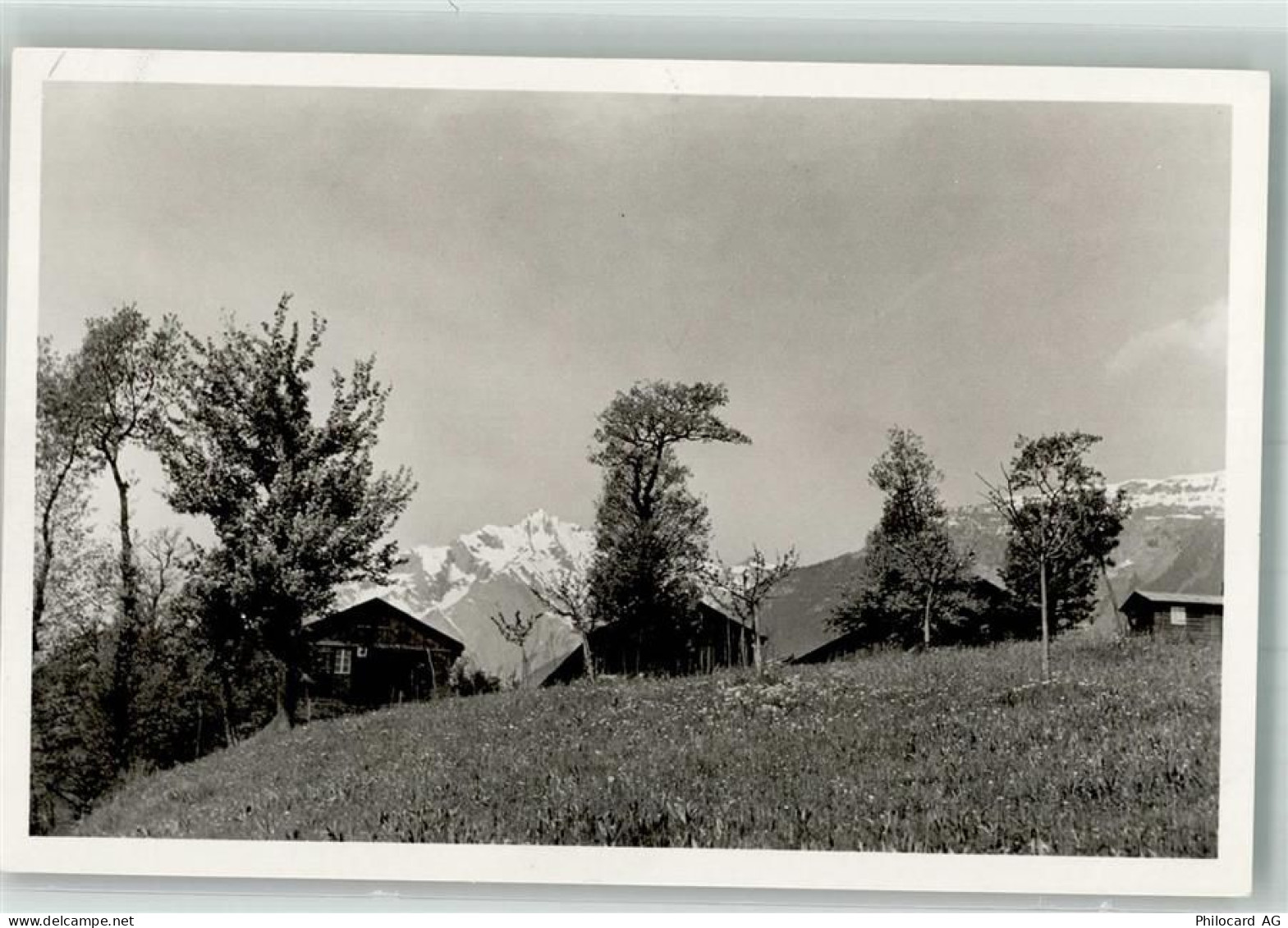 1965 Granois Savièse 1943 Foto AK Feldpost Schweiz Lager Granois Kaserne... - 39979323