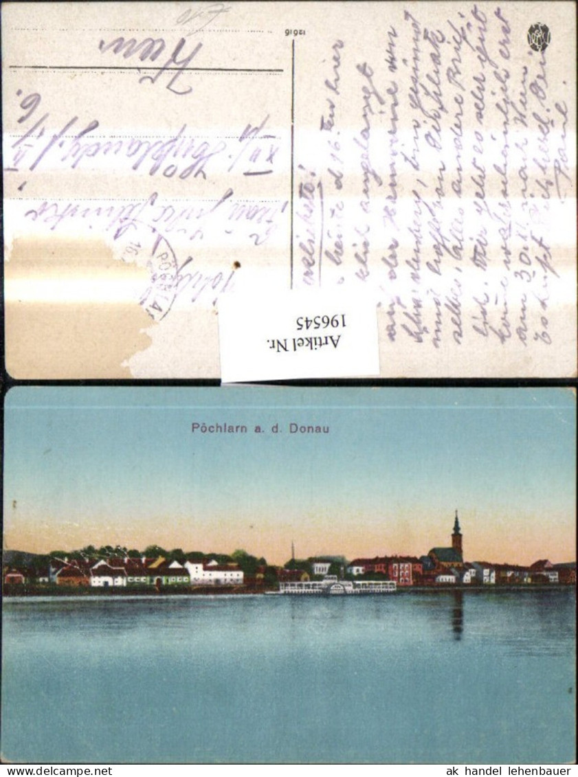 196545,Pöchlarn a. d. Donau Teilansicht
