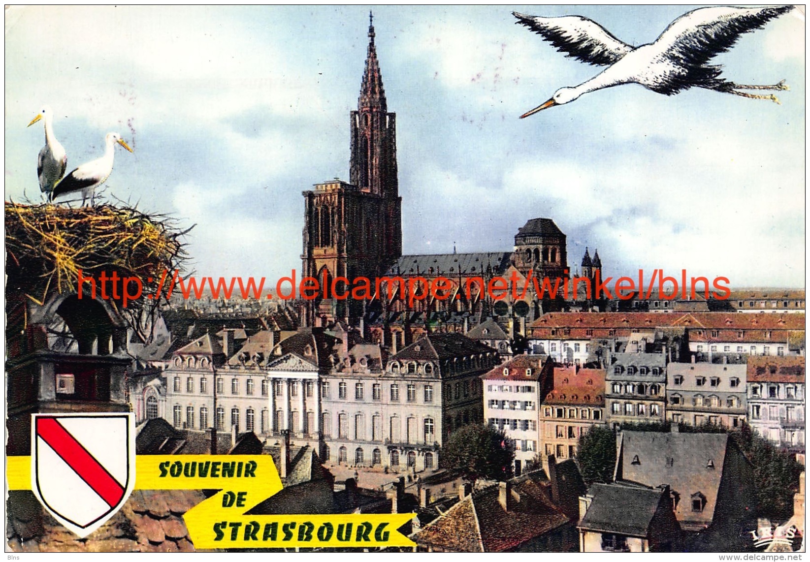 1969 Palais Rohan et la Cathédrale - Strasbourg