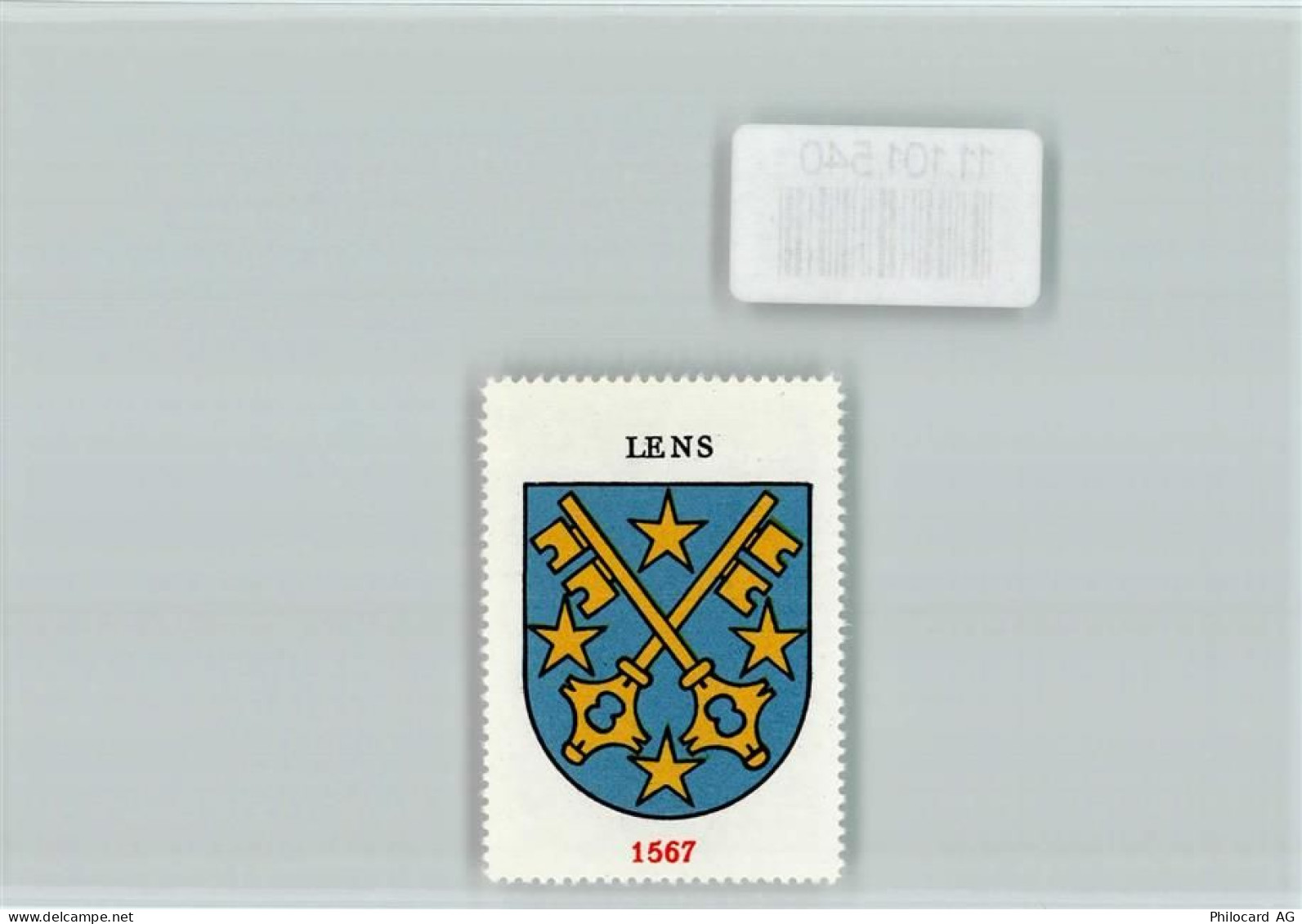 1978 Lens - Vignette Wappen Kaffee Hag ca 1920-1940 - 11101540