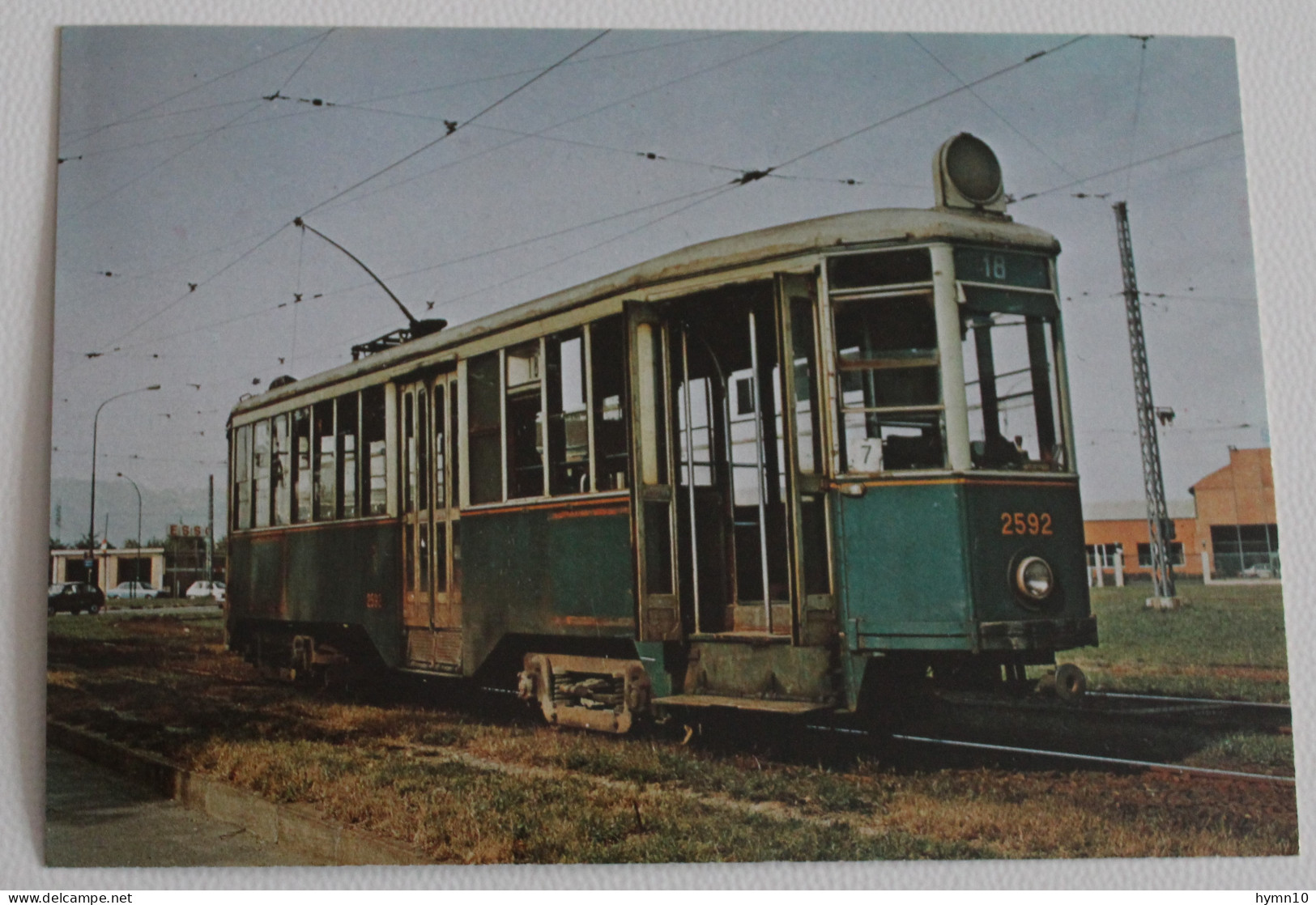 1982 cartolina TORINO+TRANVIA +MOTRICE 2592 "PETER WITT"+nuova-B228