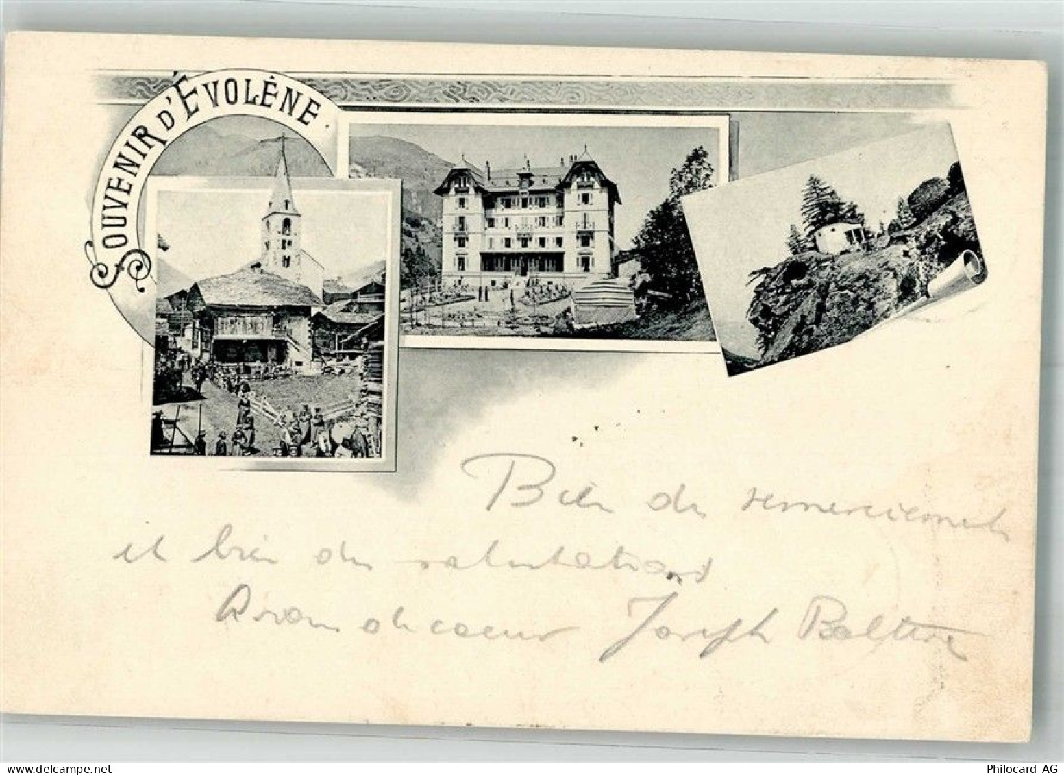 1983 Evolène 1900 Foto AK - 13585967