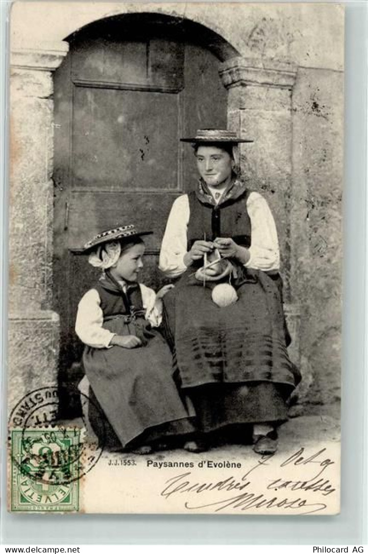 1983 Evolène 1905 - Paysannes Stricken - 39404489