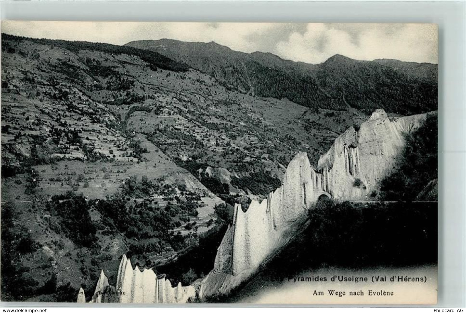 1983 Evolène - Fliegeraufnahme Pyramides dUseigne - 10309229