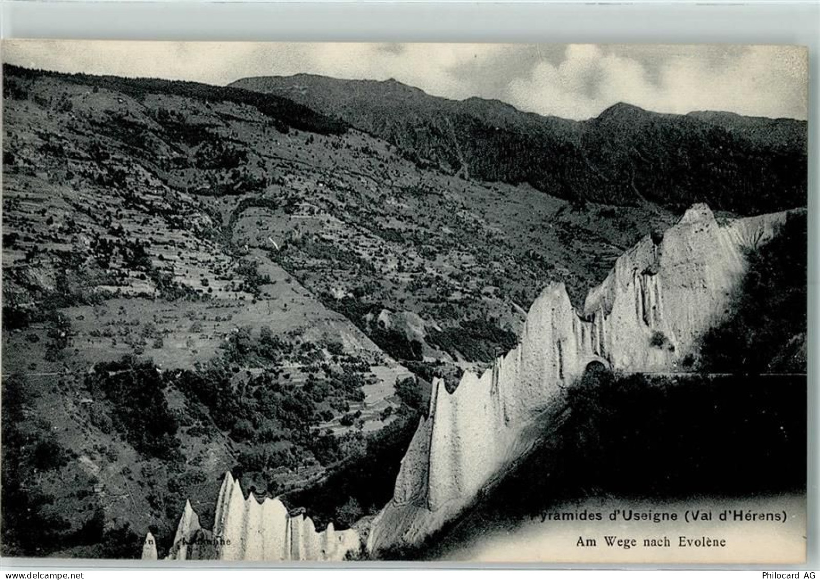 1983 Evolène - Fliegeraufnahme Pyramides dUseigne - 10309230