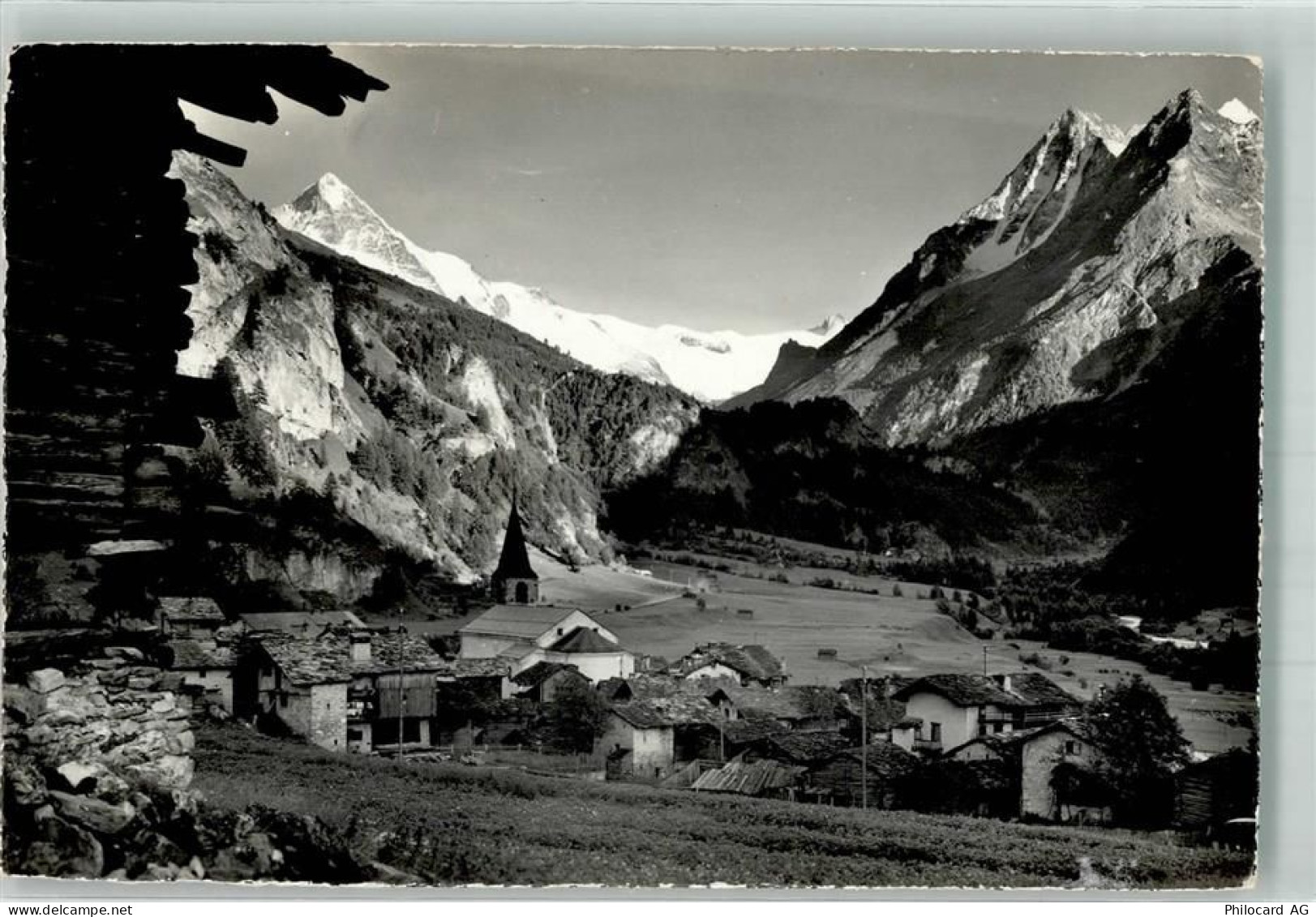 1983 Evolène Foto AK Kirche - 38057744