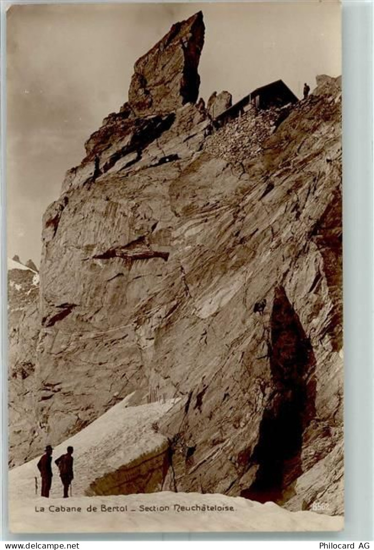 1983 Evolène - La Cabane de Bertol Section Neuchateloise - 10390282